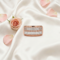 Rose Gold Baguette Cut CZ Statement Ring